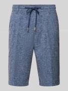 JOOP! Jeans Regular Fit Bermudas mit Bindegürtel Modell 'RUDO' in Blau...