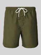 Bruun & Stengade Regular Fit Badehose mit Label-Detail Modell 'HAVANA'...