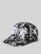 Versace Jeans Couture Basecap mit Allover-Muster in Black, Größe One S...