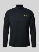 Under Armour Longsleeve mit Stehkragen und Reißverschluss in Black, Gr...