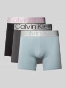 Calvin Klein Underwear Trunks mit Label-Bund im 3er-Pack in Mittelgrau...