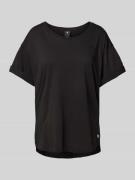 G-Star Raw T-Shirt mit Label-Stitching in Black, Größe XS