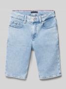 Tommy Hilfiger Teens Jeansshorts mit Label-Detail in Bleu, Größe 152