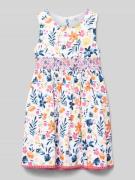 Happy Girls Kleid mit Allover-Muster in Offwhite, Größe 98