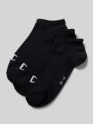 CHAMPION Sneakersocken mit Label-Print im 3er-Pack in Black, Größe 39-...