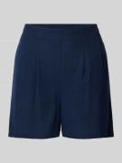 Vero Moda High Waist Shorts in unifarbenem Design in Marine, Größe XS