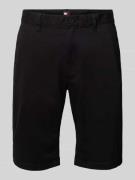 Tommy Jeans Shorts in unifarbenem Design Modell 'SCANTON' in Black, Gr...