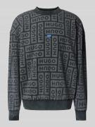 Hugo Blue Sweatshirt  Modell 'Nenry' in Anthrazit, Größe XXL