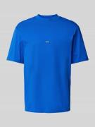 Hugo Blue T-Shirt mit Label-Patch Modell 'Nieros' in Blau, Größe XL