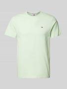 Tommy Jeans T-Shirt mit Label-Stitching in Mint, Größe S