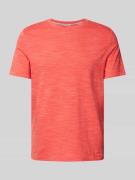 s.Oliver RED LABEL T-Shirt in Melange-Optik in Koralle, Größe S