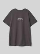 Blue Effect Oversized T-Shirt mit Label-Print und Rundhalsausschnitt i...