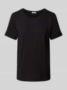 s.Oliver RED LABEL T-Shirt mit Rundhalsausschnitt in Black, Größe 34
