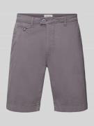 Casual Friday Chino-Shorts mit Eingrifftaschen in Mittelgrau, Größe S