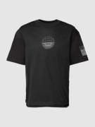 Balr. T-Shirt mit Motiv-Print Modell 'Joey' in Black, Größe XXL