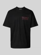 Vertere T-Shirt mit Statement-Print Modell 'UNIVERSAL BODY TALK' in Bl...