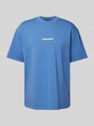 Pegador Oversized T-Shirt mit Label-Print Modell 'COLNE' in Blau, Größ...