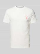 s.Oliver RED LABEL T-Shirt mit Motiv-Print in Weiss, Größe S