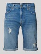Tommy Jeans Regular Fit Jeansshorts im Destroyed-Look Modell 'RONNIE' ...