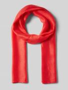 comma Schal im unifarbenen Design in Rot, Größe One Size