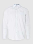 FIL NOIR Slim Fit Business-Hemd aus Baumwolle in Bleu, Größe 39