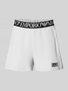EA7 Emporio Armani Shorts mit Label-Bund Modell 'NATURAL VENTUS7' in H...