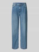 Hugo Blue Jeans mit Logo-Muster Modell 'Elyah' in Jeansblau, Größe 25/...