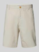 Gant Relaxed Fit Shorts mit Gürtelfalten in Kitt, Größe 30