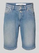 MAC Regular Fit Jeansshorts im 5-Pocket-Design in Blau, Größe 36