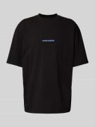 Pegador Oversized T-Shirt mit Label-Print Modell 'COLNE LOGO' in Black...