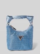 Guess Handtasche mit Ziersteinbesatz Modell 'LUA' in Hellblau, Größe O...