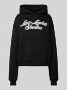 Low Lights Studios Hoodie mit Label-Stitching Modell 'SHUTTER' in Blac...