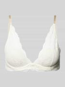 Calvin Klein Underwear BH mit Spitzenbesatz Modell 'Lotus Floral' in O...