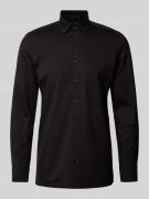OLYMP Modern Fit Business-Hemd mit Kentkragen in Black, Größe 40