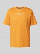 Jack & Jones Premium T-Shirt mit Label-Print in Orange, Größe S