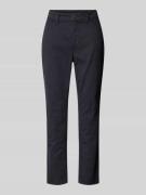 MAC Slim Fit Jeans in unifarbenem Design Modell 'MELANIE' in Dunkelbla...