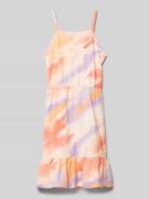 Garcia Kleid mit Allover-Muster in Orange, Größe 152