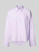 Esprit Oversized Hemdbluse mit aufgesetzten Brusttaschen in Lavender, ...
