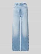 Guess Wide Leg Jeans mit Label-Patch Modell 'PAZ' in Hellblau, Größe 2...