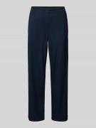 Tom Tailor Regular Fit Hose in unifarbenen Design in Marine, Größe 34/...