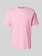 Jack & Jones Premium T-Shirt mit Label-Print in Rosa, Größe S