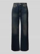 Review Jeans mit 5-Pocket-Design in Dunkelblau, Größe 25