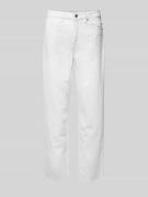 Mango Regular Fit Jeans mit offenem Saum Modell 'BLANCA' in Weiss, Grö...