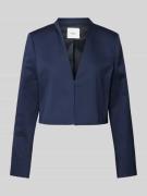 s.Oliver BLACK LABEL Cropped Blazer mit V-Ausschnitt in Marine, Größe ...