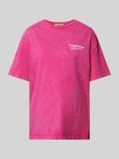 TheJoggConcept T-Shirt mit Label-Print in Pink, Größe XS
