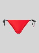 HUGO Bikini-Hose mit seitlichen Schnürungen Modell 'PURE' in Rot, Größ...