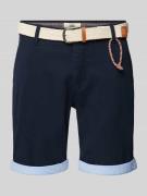 Redefined Rebel Regular Fit Shorts mit Gürtel in Flecht-Optik Modell '...