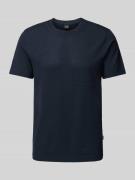 BOSS T-Shirt in unifarbenem Design Modell 'TIBURT' in Marine, Größe S