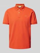 Gant Regular Fit Poloshirt mit Label-Stitching in Orange, Größe S