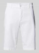 Brax Regular Fit Chino-Shorts mit Gesäßtaschen Modell 'BOZEN' in Weiss...